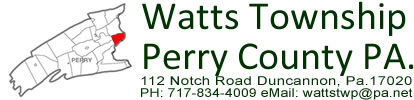 Watts Township - Perry County, PA